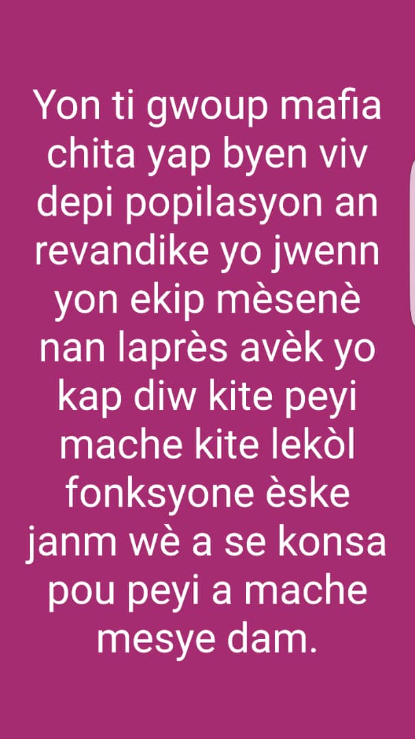 FranoisGrald1's tweet photo. Jodia kote timoun ki paka ale lekòl yo pa entèrese nou,ti machann kap pran bal ki pèdi komès yo pa entèrese nou mesye men depi yo touche enterè nou se kite peyi mache  jodia mw konprann kòm se kwabosal forum ekonomik silans, kòm se pa lekòl kongreganis lise mèt fèmen ok chèf yo https://t.co/S4AWusilL6
