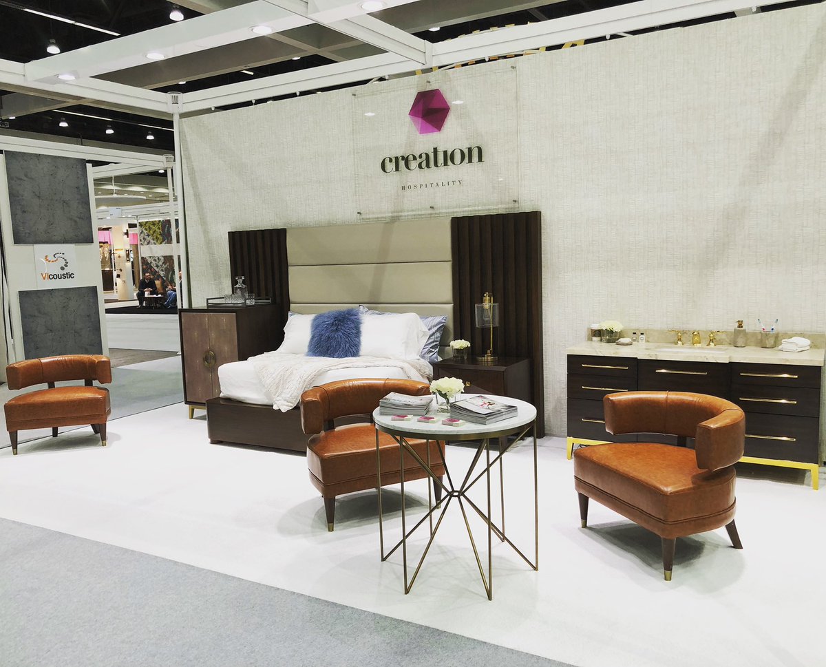 Creation_Hosp's tweet photo. A view of our booth @bdwestfair. We’ll be at booth 307 to answer any of your questions.

#bdwest #la #bdwest2019 #supplier #wecreatehospitality #custom #furniture #hotelfurniture #design #hospitality #hospitalitydesign #decor #hoteldecor #hospitalitylife #hospitalityindustry https://t.co/YkbiN9vUKp