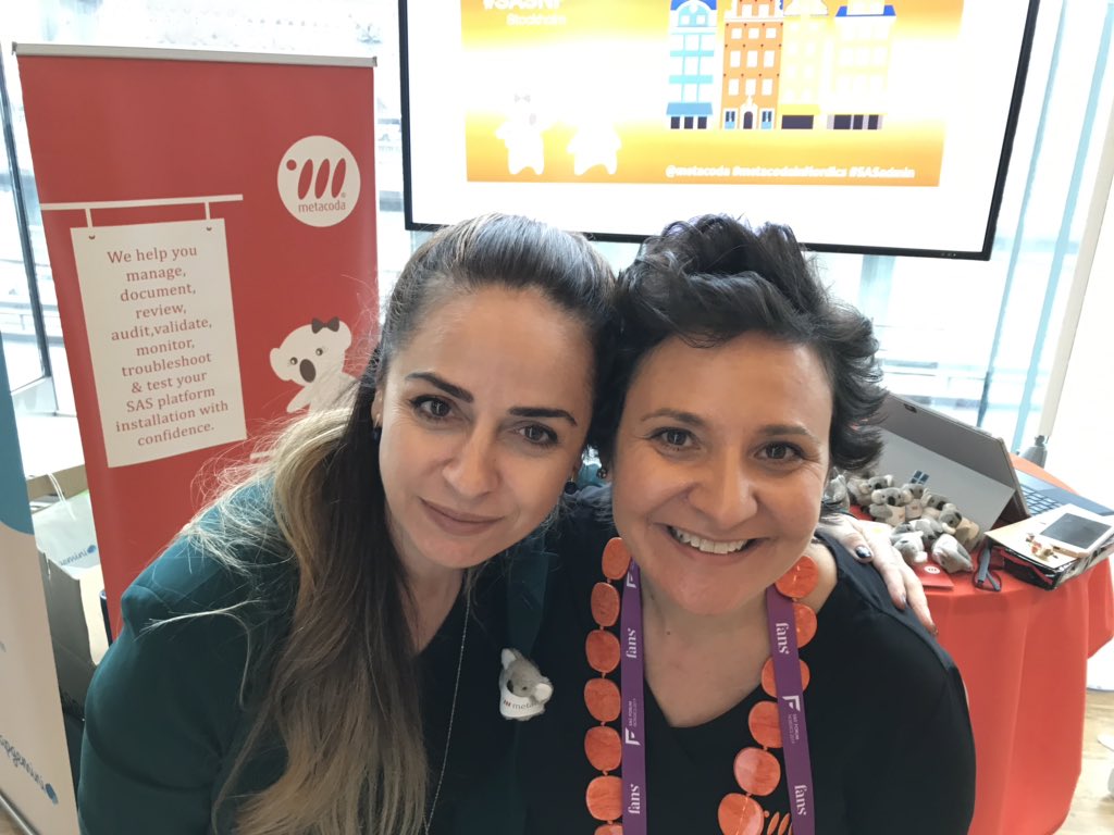 HomesAtMetacoda's tweet photo. We meet in person! Love the power of #social and the human connection it brings. So happy to have met you @nilgunozkasap at #SASNF 🇸🇪
#metacodaInNordics https://t.co/e8Yfu22JIU