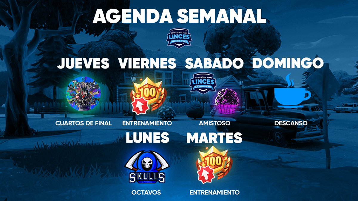 Presentamos la agenda semanal de nuestro equipo! valla semana nos espera...
#GoLinces