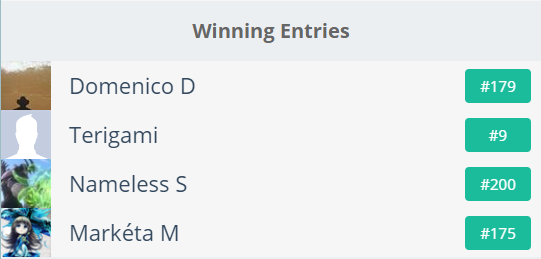Andzejdudel's tweet photo. Congratulations for winners check yours emails :)
@chan_amby @domdep3 @choosausa @HanayoruLeo https://t.co/ImB8Dje3ae
