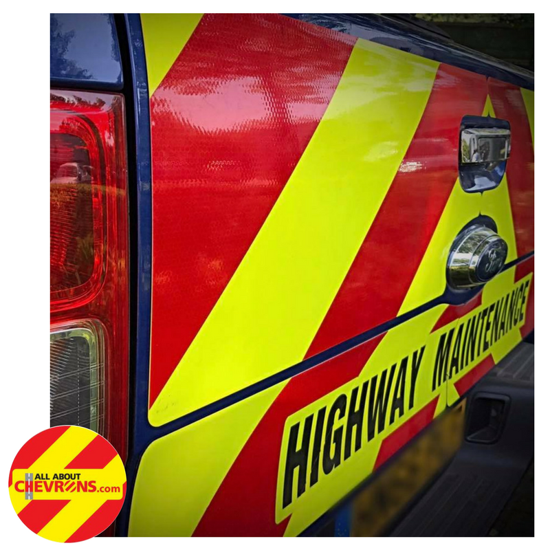 AChevrons's tweet photo. Highway maintenance chevron kits available for all makes and models. Buy online for next day delivery. Come as on piece with the red already applied to the yellow. Easy to install #chevronkits #highwaymaintenance #allaboutchevrons https://t.co/aLdLibJxOa