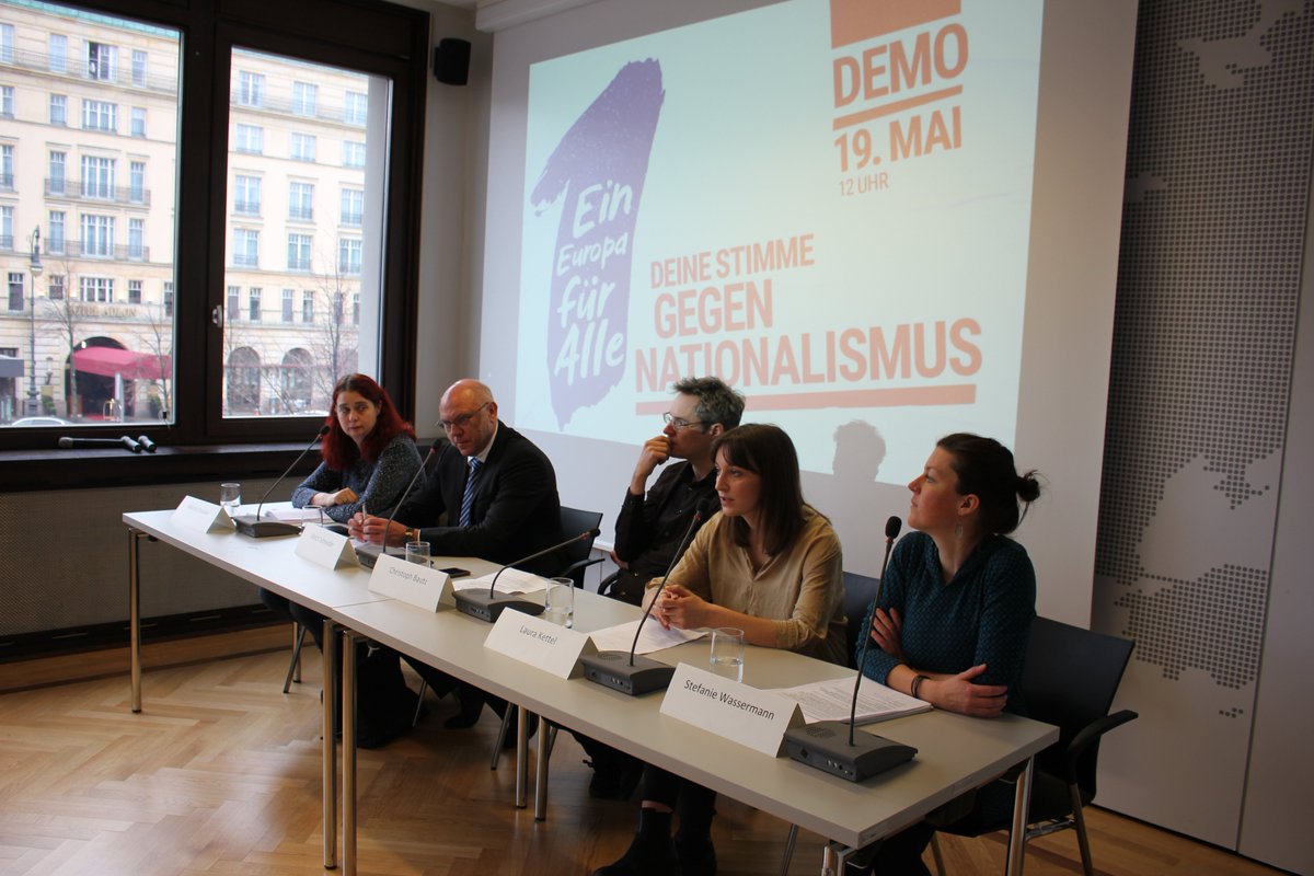 Am 19. Mai gehen wir gemeinsam in einem großen Bündnis für ein #Europa für alle und gegen Nationalismus auf die Straße! Hier das Statement von unserem Hauptgeschäftsführer  <a href="/UlrichSchneider/">Ulrich Schneider</a> der-paritaetische.de/fachinfos/wir-… #1europafueralle