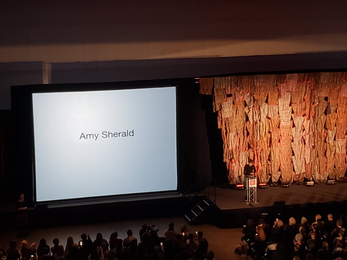 Hammockhawkart's tweet photo. Amy Sherald Keynote Speaker! #amysherald #NAEA19 #michelleobamaportrait #boston @NPG @Edrick_Rhodes @pbcsd @HammockPointeEL @cookst313 @NAEA @brittfeingold @elbridgegaleart @grassy_waters https://t.co/1tHdTLQAxD