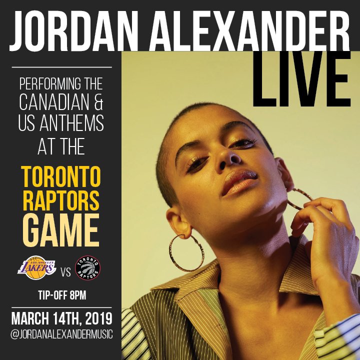 iamjessejones's tweet photo. A lot going on for the team today. @sabsoaresmusic performs at 4pm at @TD_Canada music series at @Torontounion (@VIA_Rail departures) and then @jordan4music performs the anthems at the @Raptors game. See you tonight! https://t.co/utLWf3Fbe3