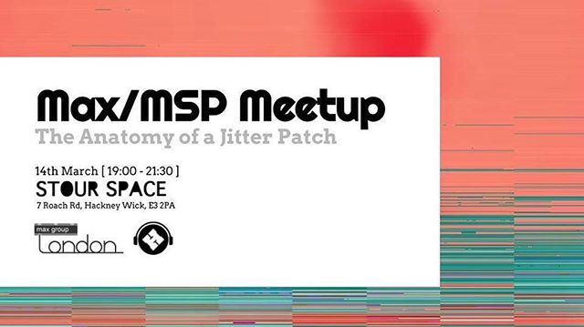 GoldCompArts's tweet image. #Repost chrisspeedvisuals
・・・
I will be presenting my work next Thursday at stourspace exploring how to make graphics using #MaxMspJitter and #OpenGL. In association with London max/MSP Users Group and musichackspace
#maxmsp #cycling74 #creativecoding #computationalart #digita