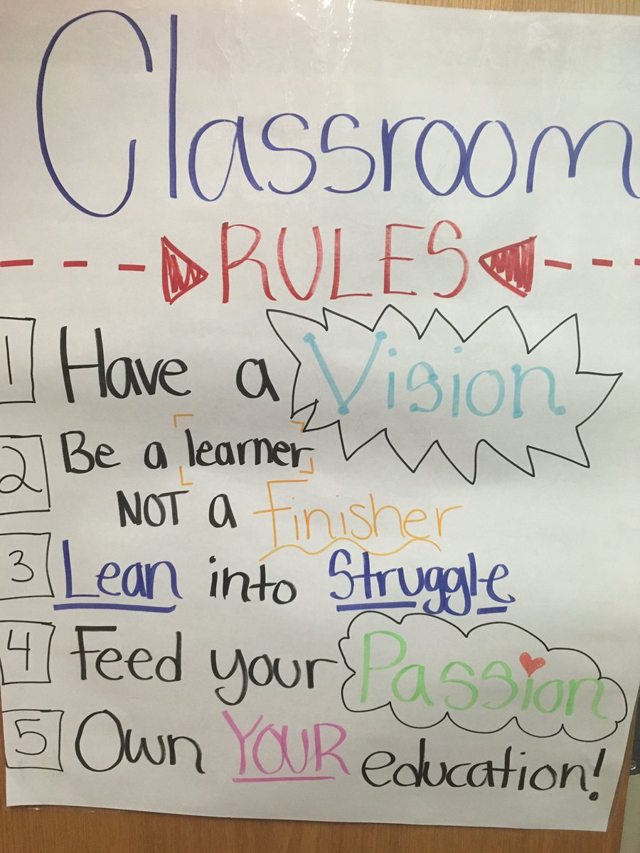 irvspanish's tweet image. Absolutely love these #classrules @MsThornborrow