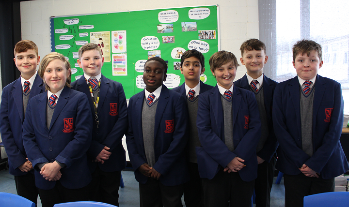 'Félicitations' to Ethan who won the Year 7 MFL Spelling Bee for Pankhurst!  Great work by everyone who competed in the House competition to spell a range of French words <a href="/Wellacre_MFL/">MFL Dept, Wellacre Academy, Flixton</a>