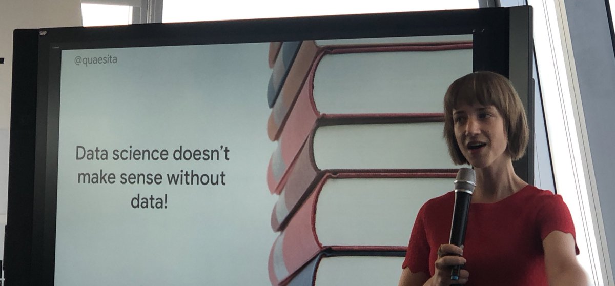 robinson_es's tweet photo. Data scientist career tip from @quaesita:

“Before you take a job, ask your employer if they have data. If not, you’ll need to become a data engineer. 

Then ask if they make decisions with that data. If they don’t, your analyses/models won’t be used.“ https://t.co/QFE4ump9Gt