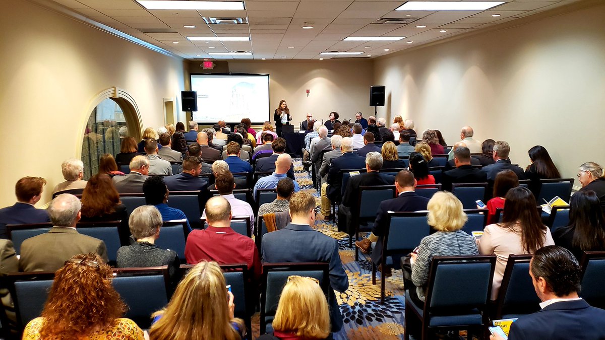 We are at the <a href="/GreaterOhio/">Greater Ohio Policy Center</a> 2019 Summit learning about best practices in community revitalization. Thanks to the The Raymond John Wean Foundation for the invitation. #GOSummit19