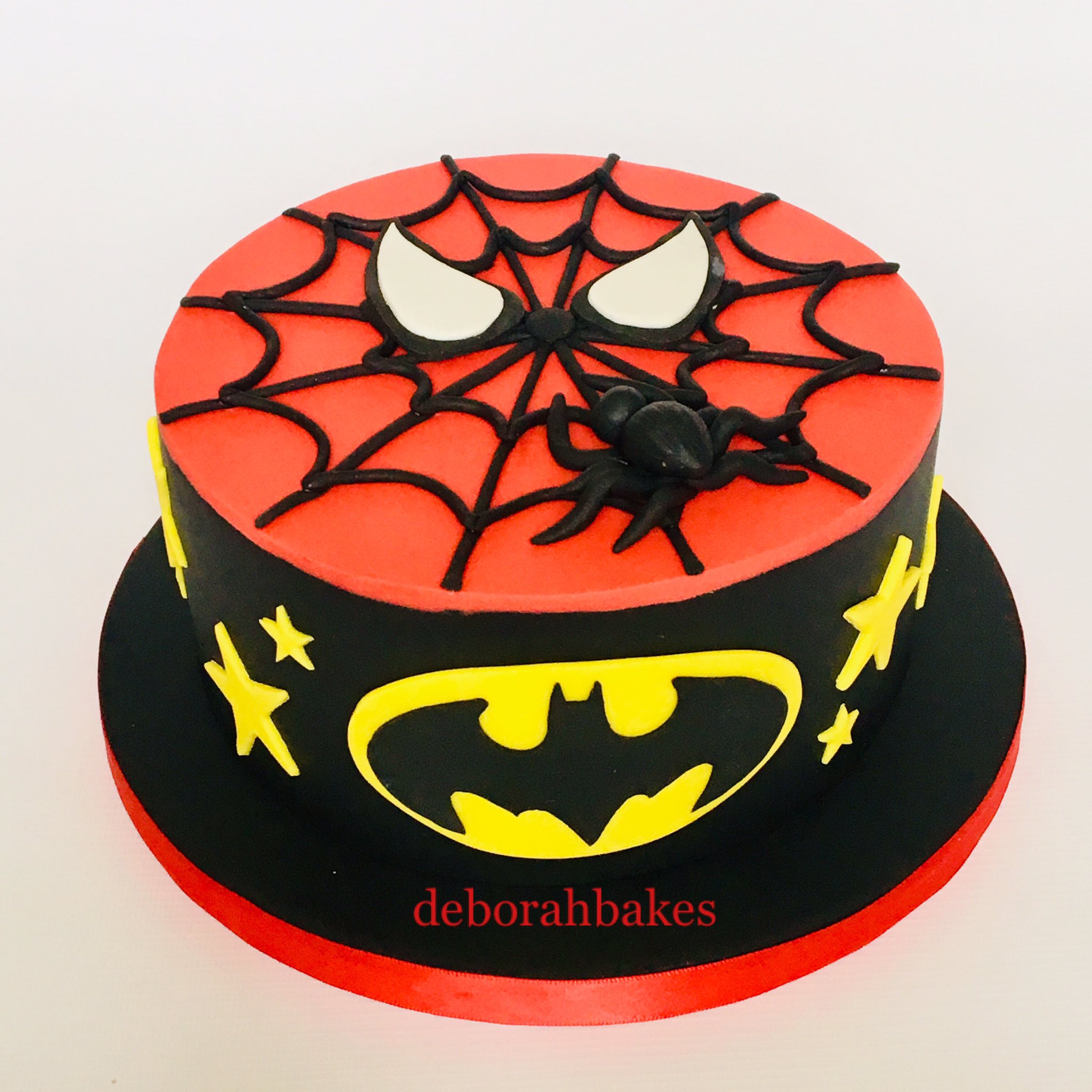 Avengers Marvel Superheroes Birthday Cake Tutorial | Superhero Spiderman  Superman Batman Cake Design - YouTube