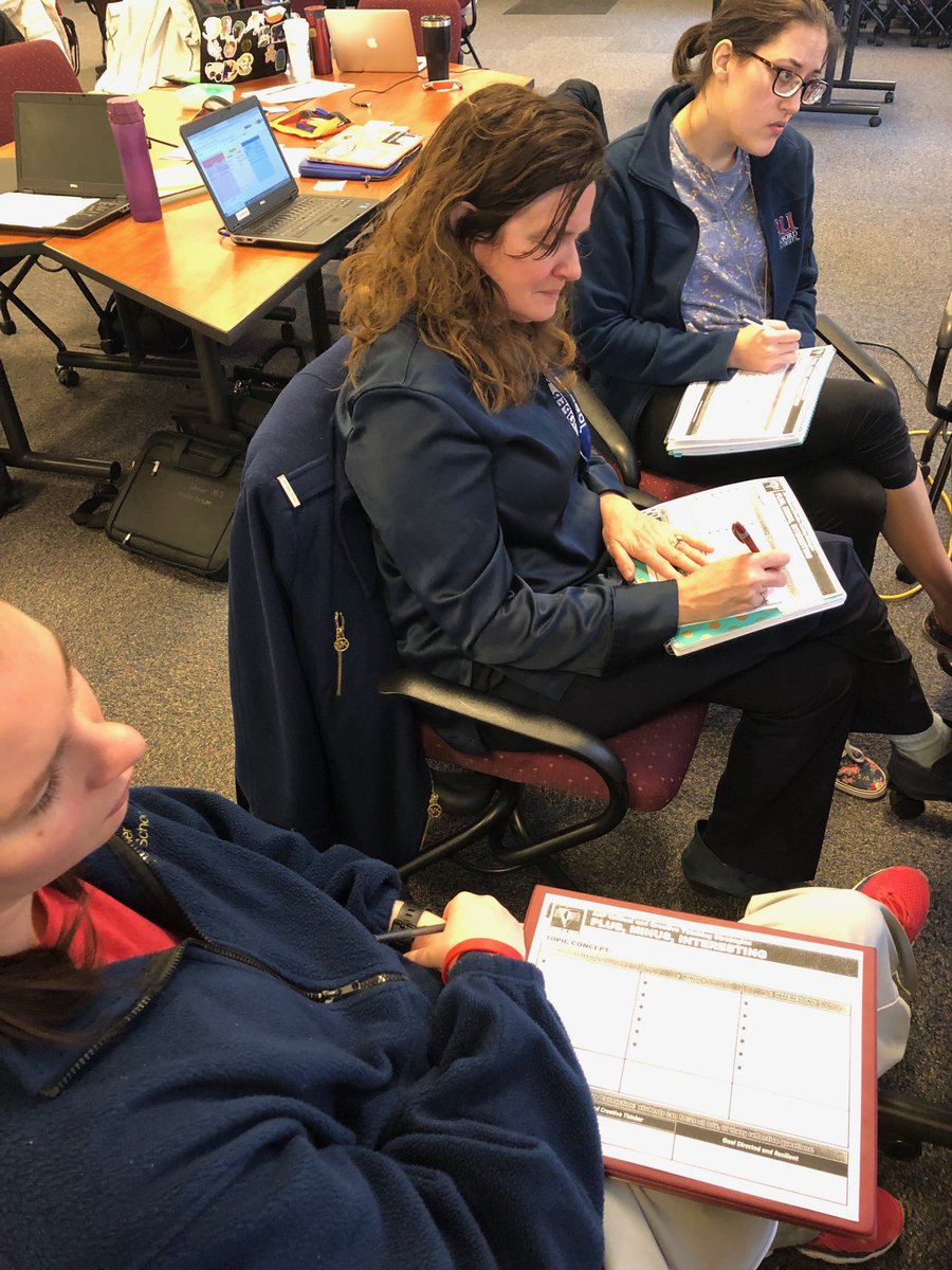 JeffLonnett's tweet photo. Teachers using critical and creative thinking strategies to provide specific feedback to other teachers and their #PBLinFCPS practices! Let’s create a culture of teacher-to-teacher support with deep thinking! #FCPS_POG is for everyone! https://t.co/N17yODYqdW