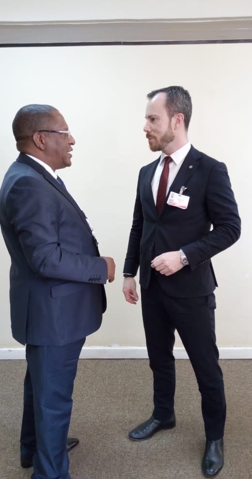 KeForestService's tweet image. Environment CS Mr. Keriako Tobiko also held bilateral discussions with Denmark’s Minister for Environment and Food Mr. Ellenman Jensen, where they discussed cooperation in strategic partnerships in the areas of  green growth and waste management.#UNEA4 #SolveDifferent