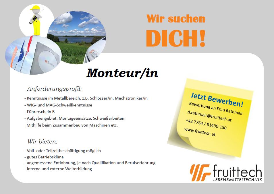 fruittechraab's tweet image. ✨freie Stellen✨
Du möchtest Teil unseres jungen, motivierten und erfolgreichen Teams werden? 😀🔩🔧
Dann bewirb dich bei uns. 🙂📝