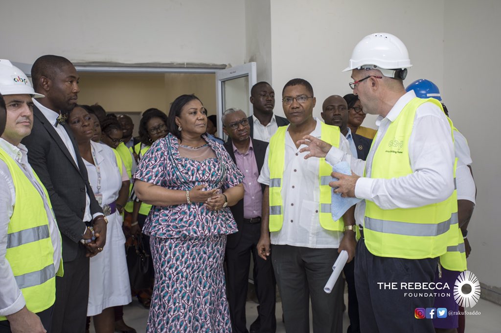 RAkufoAddo's tweet photo. Today, I visited the construction site of the new PICU at the Korle-Bu Teaching Hospital. I am happy with the progress so far. The project will be completed in a few weeks. https://t.co/DeW0HXvDRg