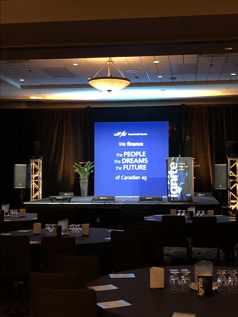 All ready for #FCCIgnite we know the weather won’t stop you from joining us! <a href="/FCCagriculture/">Farm Credit Canada</a> #Inspire #youngfarmersummit