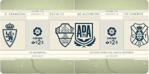 alexporras_'s tweet photo. A las 20.30h #Multigol123 en el canal principal de #LaLiga123TV.
⚽ @RealZaragoza - @elchecfoficial (20.30h)
⚽ @AD_Alcorcon - @CDTOficial (20.30h)
🗣 @XaviRodriguez_ + @Pedronieto23
¡A las 22.50h el post partido con las primeras reacciones desde Santo Domingo y La Romareda! https://t.co/4QbYAEnIs6