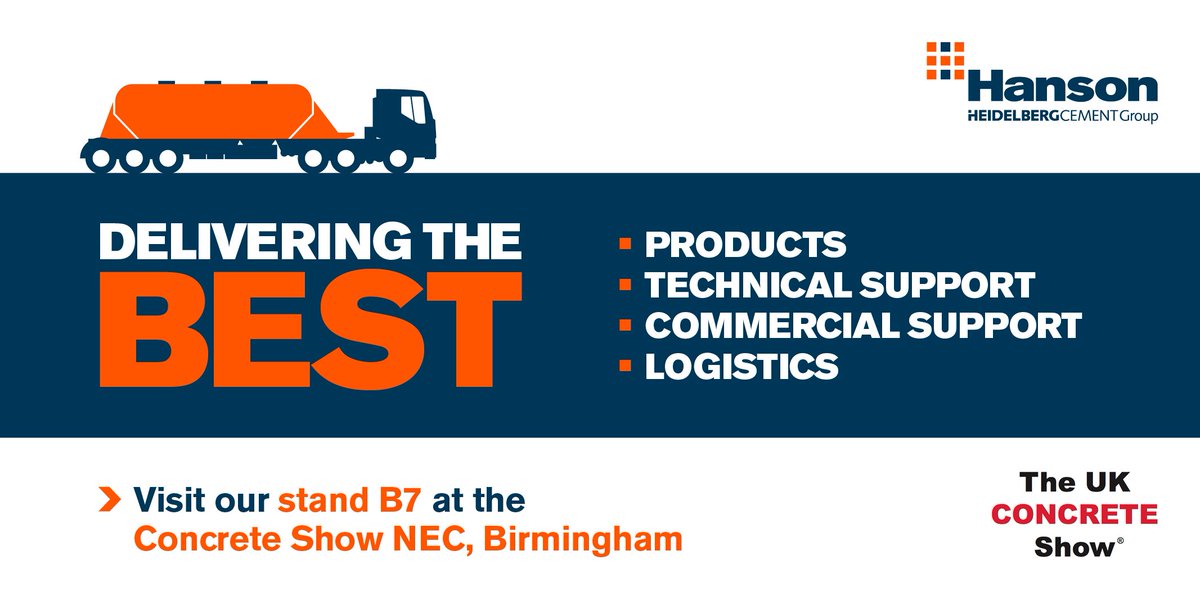 It’s less than a week until the <a href="/UKConcreteShow/">The UK Concrete Show</a> at the Birmingham NEC. Make sure you’ve booked your free place and visit us at stand B7 on 20th and 21st March for your chance to win a prize.