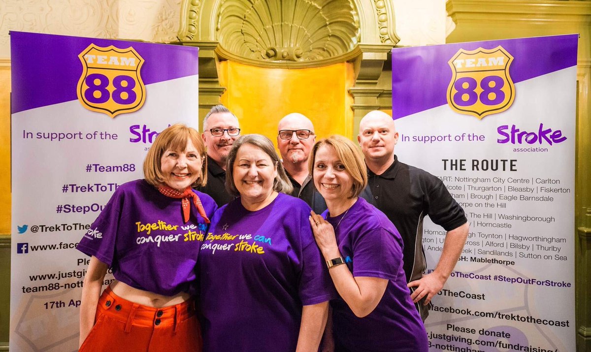 rhobbs42's tweet photo. Just over a month now until my friends from @NottsTweetUp are walking to the coast from Nottingham to raise funds for @TheStrokeAssoc. Would be great if @TrekToTheCoast could get 88 supporters to sponsor them to help reach their target! #Team88 #Stroke https://t.co/MadHWZdSHg https://t.co/IllWfFE6nJ