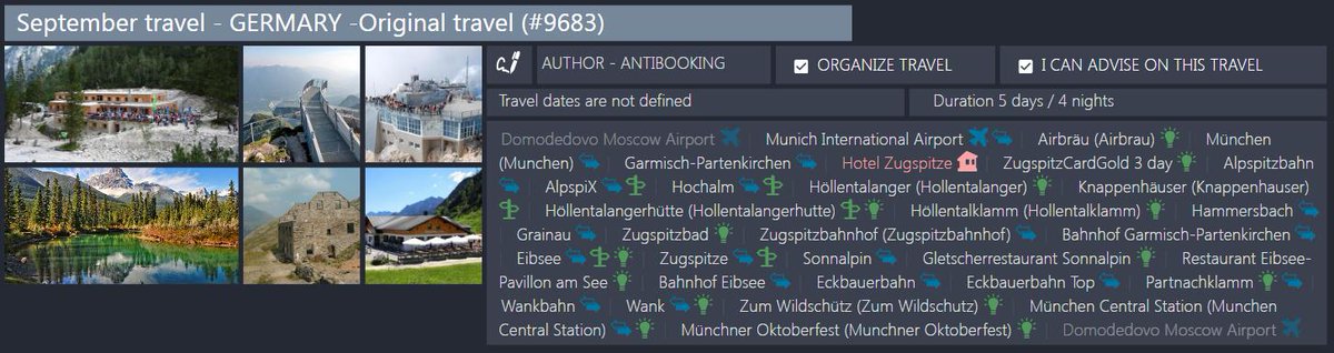 antibooking's tweet photo. #travelstartup See how others plan a trip - September travel - #GERMARY -Original #travel - https://t.co/6uRZ7SaGH6 https://t.co/ut6BnBKWgm