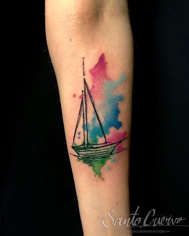 santocuervotatt's tweet photo. Watercolour sailing ship⛵️ by @maurydecaytattoosldn Sponsored by @hellotattoomed #tattoo #tattoolondon #tattoolovers #ink #inklife #inked #tattedup #tattooart #tattooartist #tattooing #tattoolife #killerinktattoo #tattoostudio #vegantattoo #veganink #vegan #london #stokenew… https://t.co/sTh0qPd99m