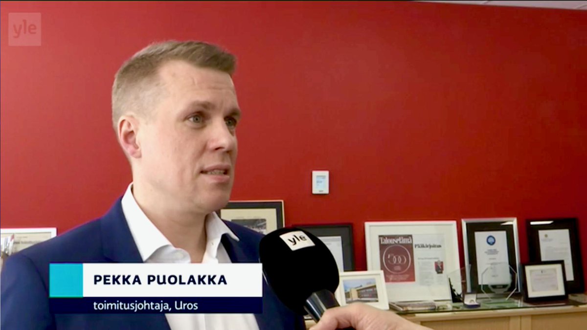 UROS CLO and President Pekka Puolakka explains why a good story is crucial for business growth and success in <a href="/yleuutiset/">Yle Uutiset</a> news segment covering annual Oulu-based startup contest <a href="/PolarBearPitch/">Polar Bear Pitching</a>. Full clip: bit.ly/2XV8Bai