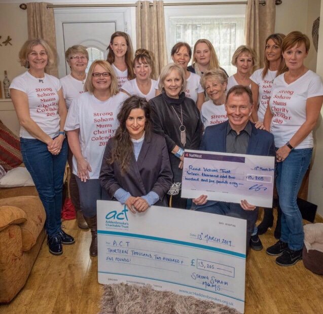 roadvictimtrust's tweet photo. Thank you to the Strong Soham Mums who raised a staggering ยฃ26,410!! ๐
This means ยฃ13,205 for RVT which is simply amazing!! #thankyou #strongsohammums #roadvictimstrust #soham #cambridgeshire #cambridgecharity #Cambridge #inspired https://t.co/Jcwzg0amim