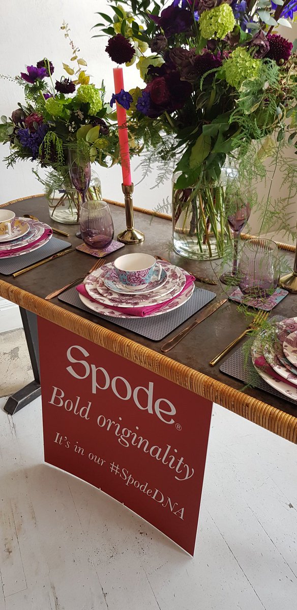 We're here at The Bourne &amp; Hollingsworth Buildings in London for our PMxSpode press event #PMxSpode #Spode #SpodeDNA