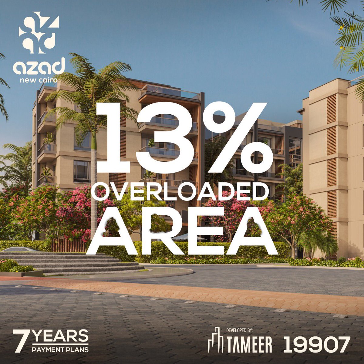azadnewcairo's tweet photo. تم تصميم أزاد بطريقة مستوحاة منكم، و تم تصميم تفاصيلها بدقة مع خطط سداد مدتها 7 سنوات تتضمن 13 ٪ فقط من المناطق المحملة.
 زور موقعنا للتسجيل https://t.co/NVWtxZ5Pai

#AZAD #TAMEER #BuiltAroundPeople https://t.co/K1x3baWHl8