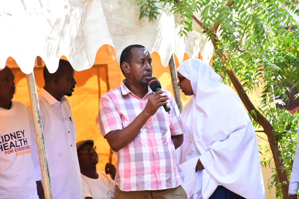 garissahealth's tweet photo. The members of the public were encouraged to observe a healthy eating lifestyle and get screened for chronic kidney diseases during the #WorldKidneyDay observance in Garissa town today. https://t.co/9VSVpK9YrO
