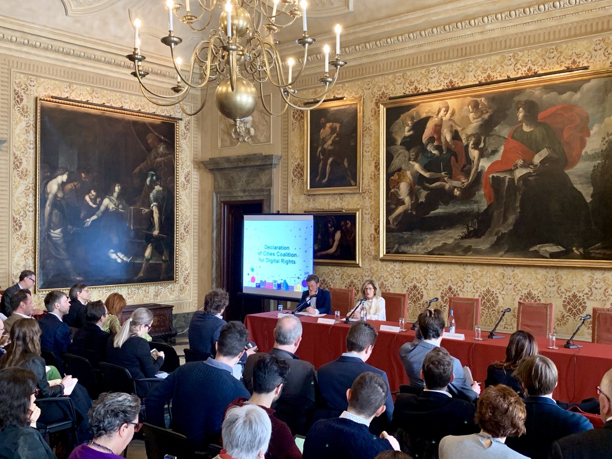 È un onore accogliere a Palazzo Marino i nostri ospiti internazionali di Cities Coalition for Digital Rights, l’alleanza di città di tutto il mondo per promuovere e proteggere i diritti digital di cittadinanza, a cui oggi Milano si unisce ufficialmente
#MilanoDigitalWeek
