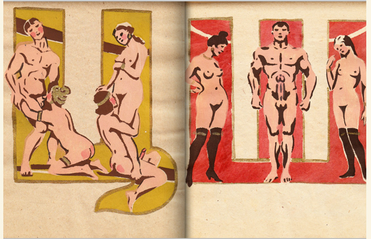 sovietvisuals's tweet photo. Illustrations from 1931 Soviet erotic alphabet book for adults, created to combat adult illiteracy in the USSR. 

Illustrated by artist and sculptor Sergei Merkurov (who was later awarded a People’s Artist of the USSR status) https://t.co/gHsRrJrHHR