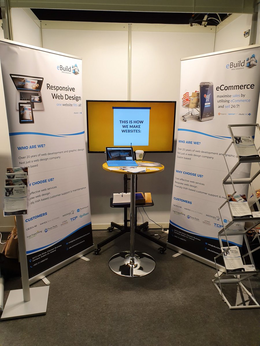 eBuild_Web's tweet image. Hi Guys, we are at stand E20 at the National Construction Summit show in the Citywest hotel. Here to answer any of your web related questions. @constructsummit #ConstructionSummit