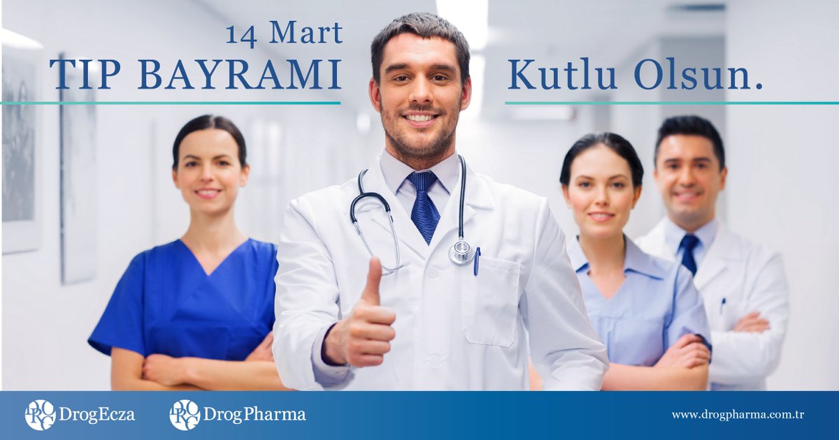 Drogpharma's tweet photo. Tüm sağlık çalışanlarımızın #14MartTıpBayramı'nı en içten dileklerimizle kutluyor, sağlıklı, mutlu nice seneler diliyoruz. https://t.co/dNhdr6SvzP