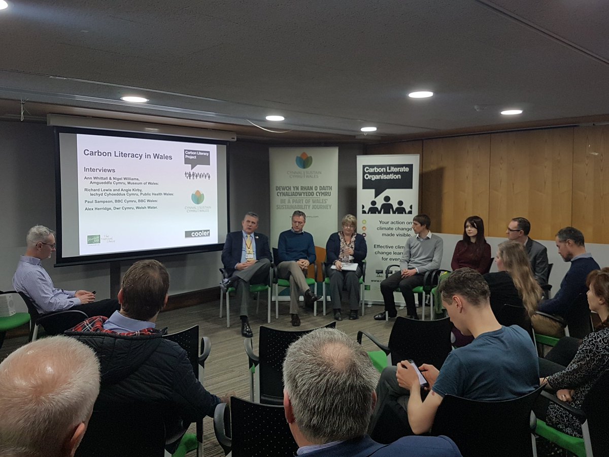 restadventures's tweet photo. Thanks @CynnalCymru
for this morning's #carbonliteracy breakfast event. Great to listen to organisations such as @DwrCymru @AmgueddfaCymru @PublicHealthW @BBCWales and others explain how carbon literacy training has made a difference. Great stuff ๐ https://t.co/xGXslr2w8P