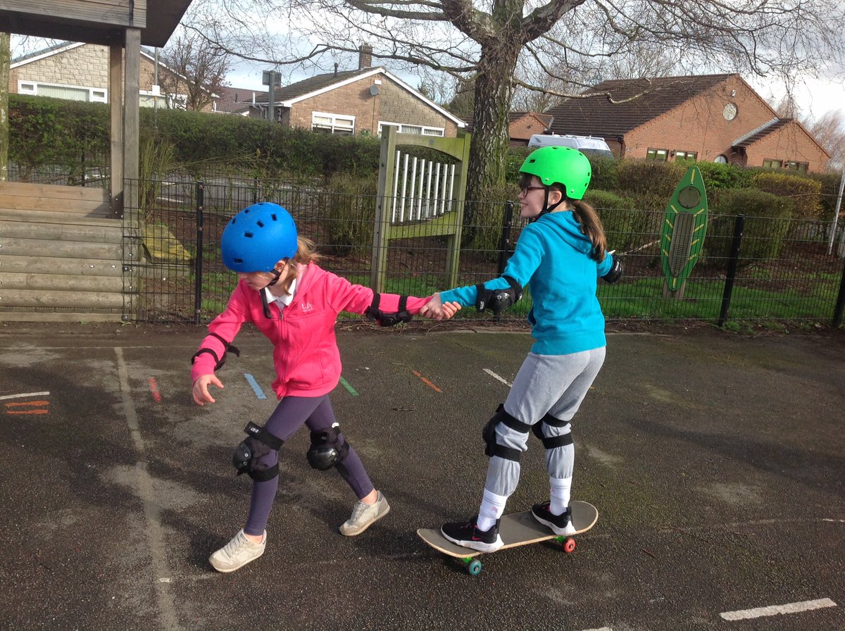 Trying out new tricks in our skateboarding lesson! <a href="/KellingtonSch/">Kellington Primary</a>