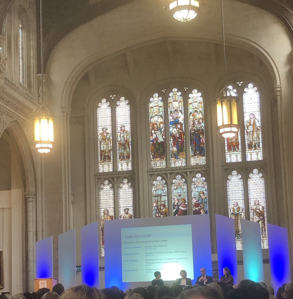 With many other firms who are similarly committed to equality at the #WomeninFinance annual review at the Guildhall.  Good progress by all but still room to move faster.