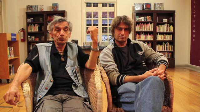PLungheretti's tweet photo. Ce soir à18h30 @citebdangouleme #EdmondBaudoin et #Troubs invités pour évoquer "Humains, la Roya est un fleuve" à @lassociation , un #livre reportage en #bandedessinée passionnant et éclairant sur les #réfugiés qui traversent la frontière franco italienne #CiteBD #auteurs https://t.co/EXuOhed2sS