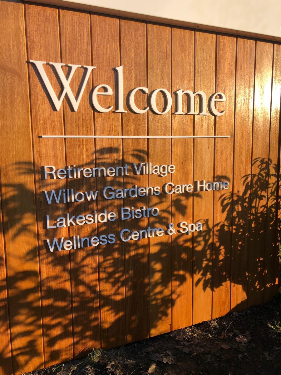 Some beautiful work coming out of our Signage department right now, love this wooden range of signs produced for a village in the south.  Manufactured and fitted by Johnsons bit.ly/2HvHoFm #woodensigns #graphicsdesign