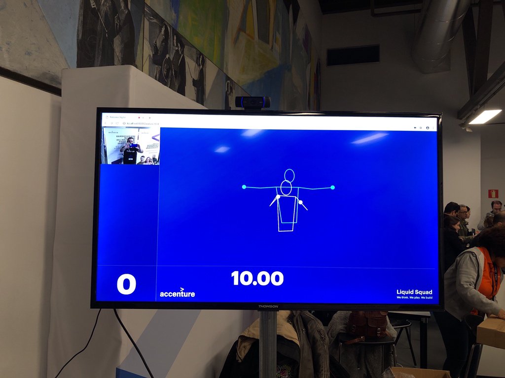 LqdSqd's tweet photo. Ven a nuestro stand en @T3chFest a hacer ejercicio con TensorFlow. Cc/ @AccentureSpain #gototalent #AccentureCareers https://t.co/NKuT0TedQj