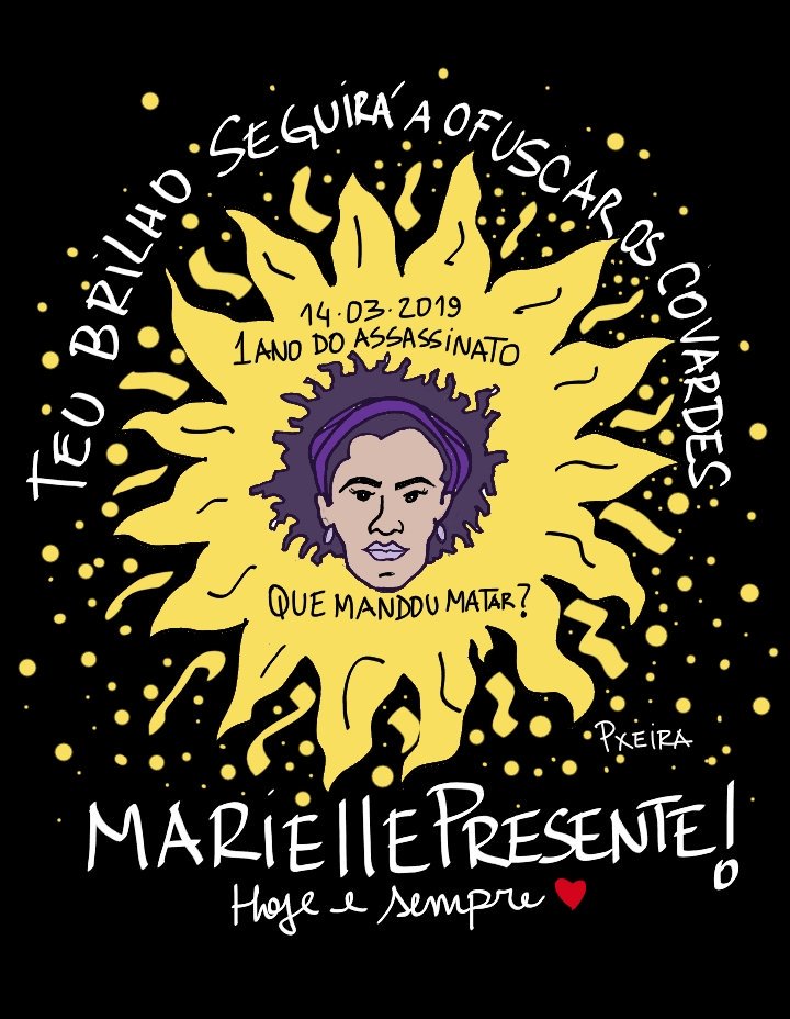 DanielPxeira's tweet image. Hoje completa-se 1 ano do bárbaro assassinato de Marielle e Anderson. #QuemMandouMatarMarielleeAnderson #mariellerevive #FlorescerPorMarielle