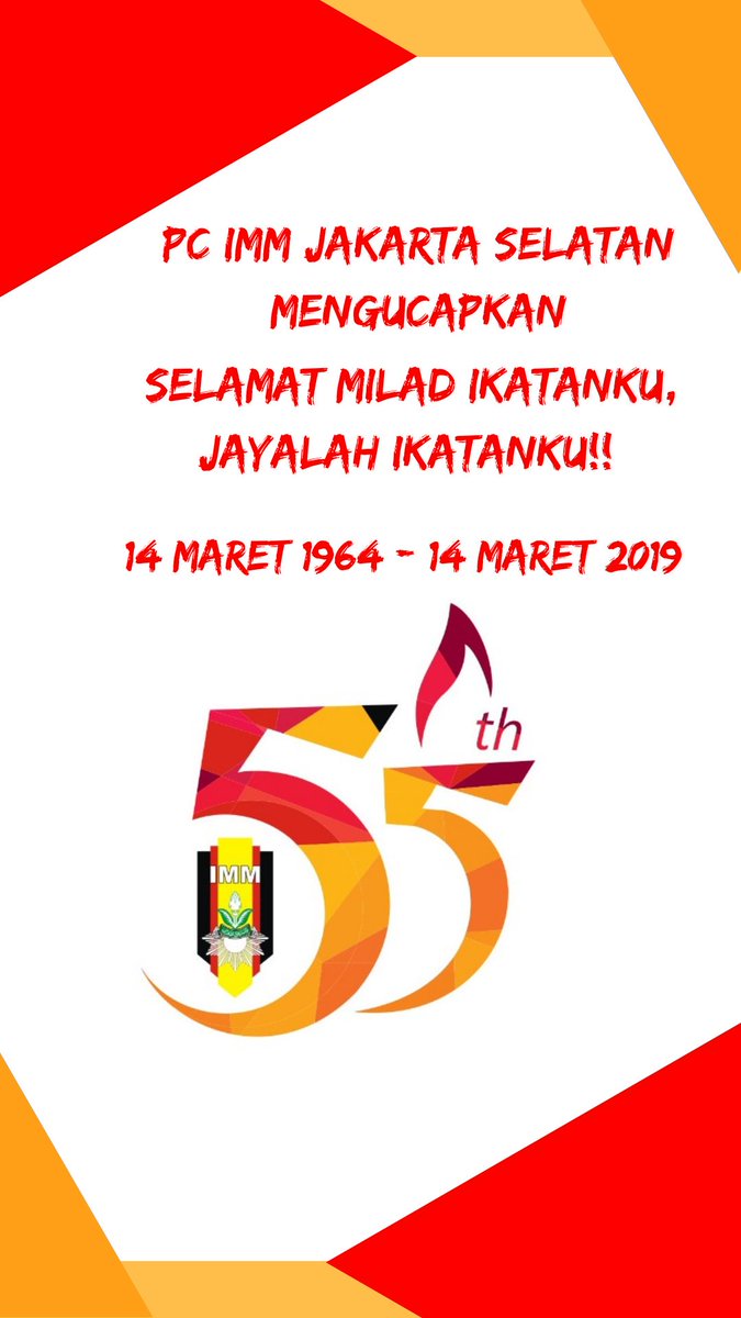 Selamat Milad Ikatanku, Jayalah Ikatanku. Semoga Engkau menjadi ikatan yang mencerahkan Ummat. Demi terbangunnya kualitas Ummat yang mencintai nilai-nilai keislaman.
.
.

#KaryaNyataUntukBangsa 
#MILADIMM55 
#PCIMMJAKSEL