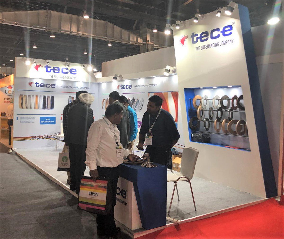 Tece_Dekor's tweet photo. Day 2 at #DelhiWood for #TeceDekor !

Meet us at H09 B212a !
Unlimited Colors, Unlimited Decors

#Edgetape #кромка #Edgebanding #World #Lipping #BandedeChant #Orlas #Cantos #Tapacantos #Kantenband #Bordi #Fittings #FurnitureFittings #Kant #Trake #Kanten #Band #Mebel https://t.co/i2lgVc922x