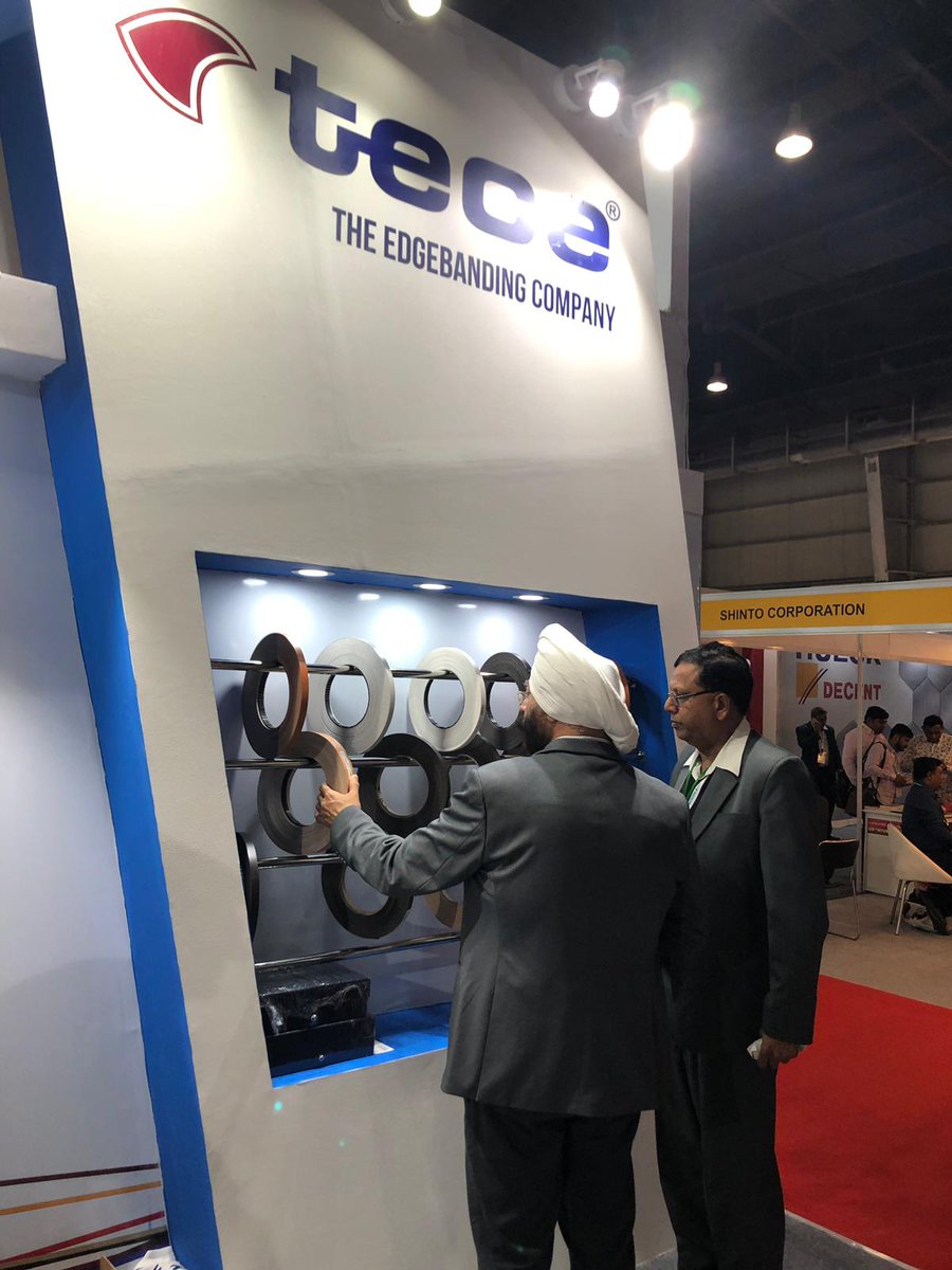 Tece_Dekor's tweet photo. Day 2 at #DelhiWood for #TeceDekor !

Meet us at H09 B212a !
Unlimited Colors, Unlimited Decors

#Edgetape #кромка #Edgebanding #World #Lipping #BandedeChant #Orlas #Cantos #Tapacantos #Kantenband #Bordi #Fittings #FurnitureFittings #Kant #Trake #Kanten #Band #Mebel https://t.co/i2lgVc922x