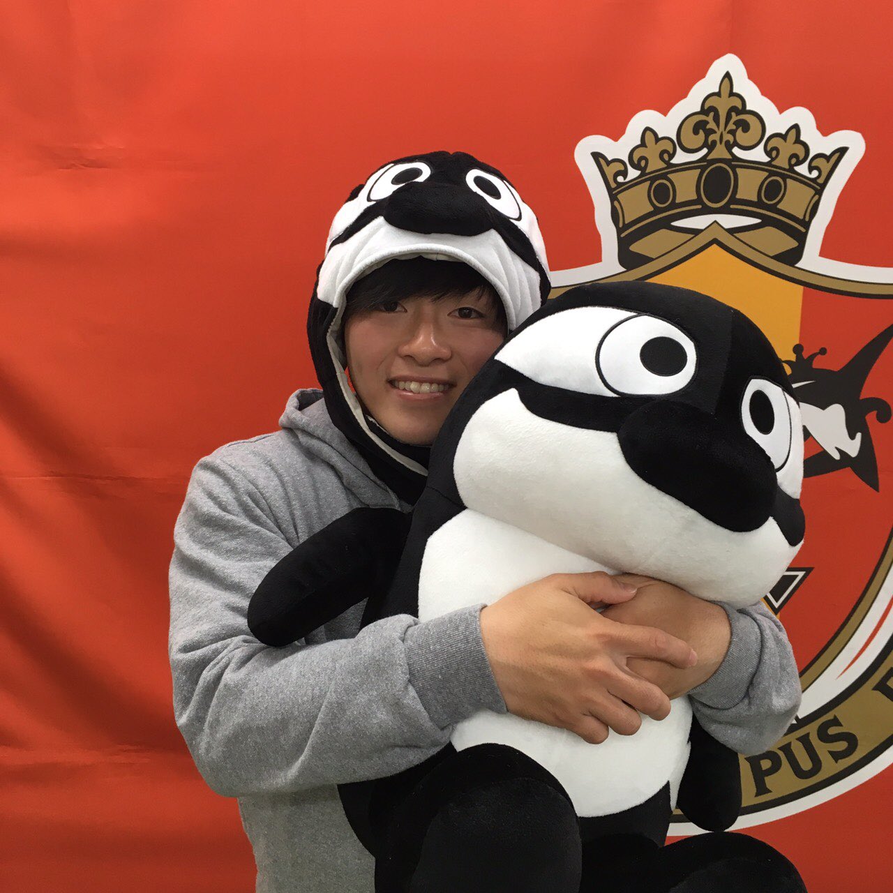 名古屋グランパス　相馬勇紀　サイン入りミニクッション 名古屋グランパス 相馬勇紀 サイン入りミニクッション