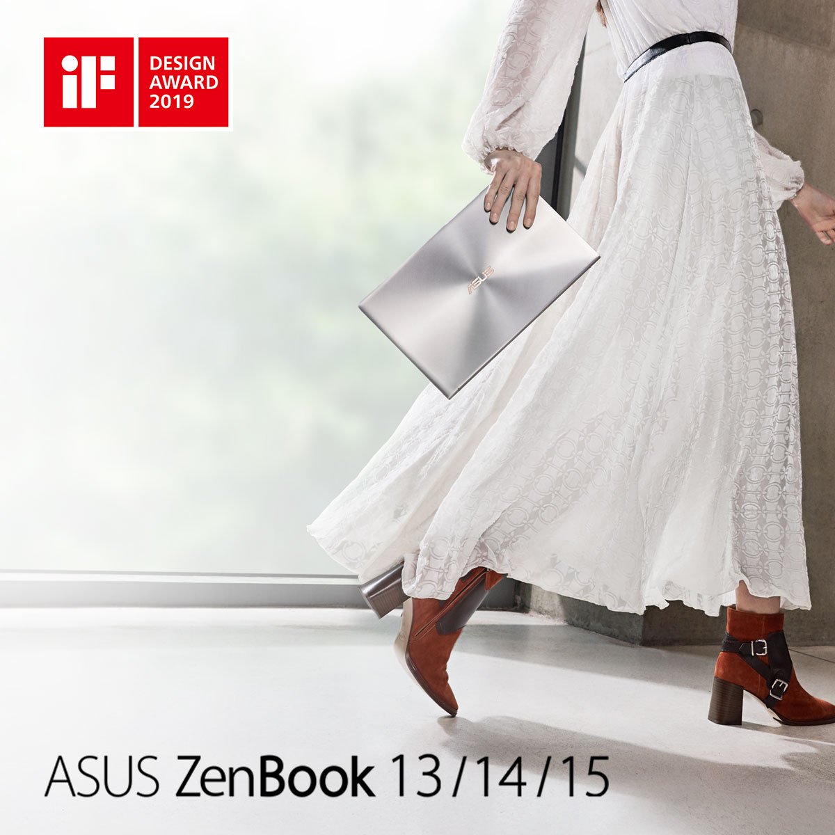 ASUS's tweet image. We design products that get noticed! This year we’re proudly celebrating iF Design Awards for #ZenBook, ZenBook Pro, and #StudioBook Series!