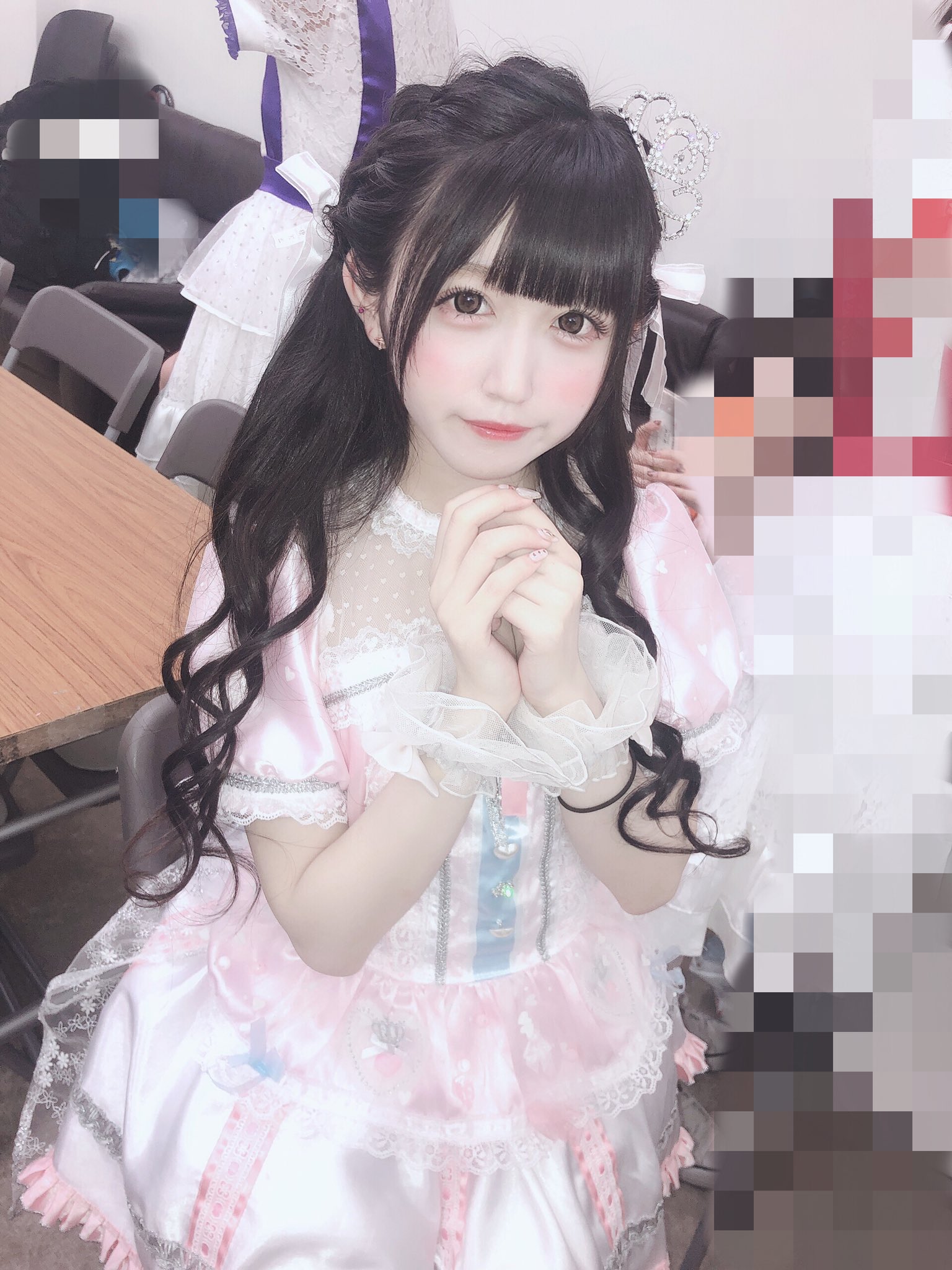 大月美雨 姫庭 甘恋の 超王道系ピンク担当 大月美雨です 左利きのab型の黒髪スーパーロングです 甘恋を知ってください 大月美雨を知ってください アイドルしてます 知ってもらうためにこのツイートが お願い届いて たくさんのひとに