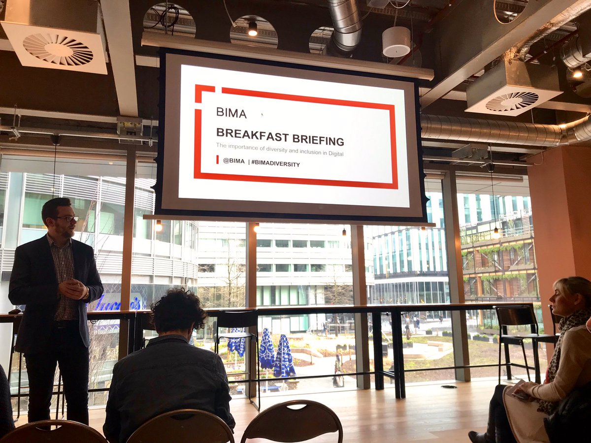 SazJTaylor's tweet photo. Great @BIMA breakfast event this morning with @kelly_mcnair @loufnch in Manchester! A fab panel led by @Amy_Lynch all about diversity and inclusion. Good to see you again @of_brimful! https://t.co/n5ZtxseCxY