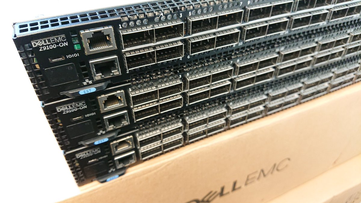 vKai_S's tweet image. Upgrading to 100 Gpbs #morespeed #vexpert #DellEMC