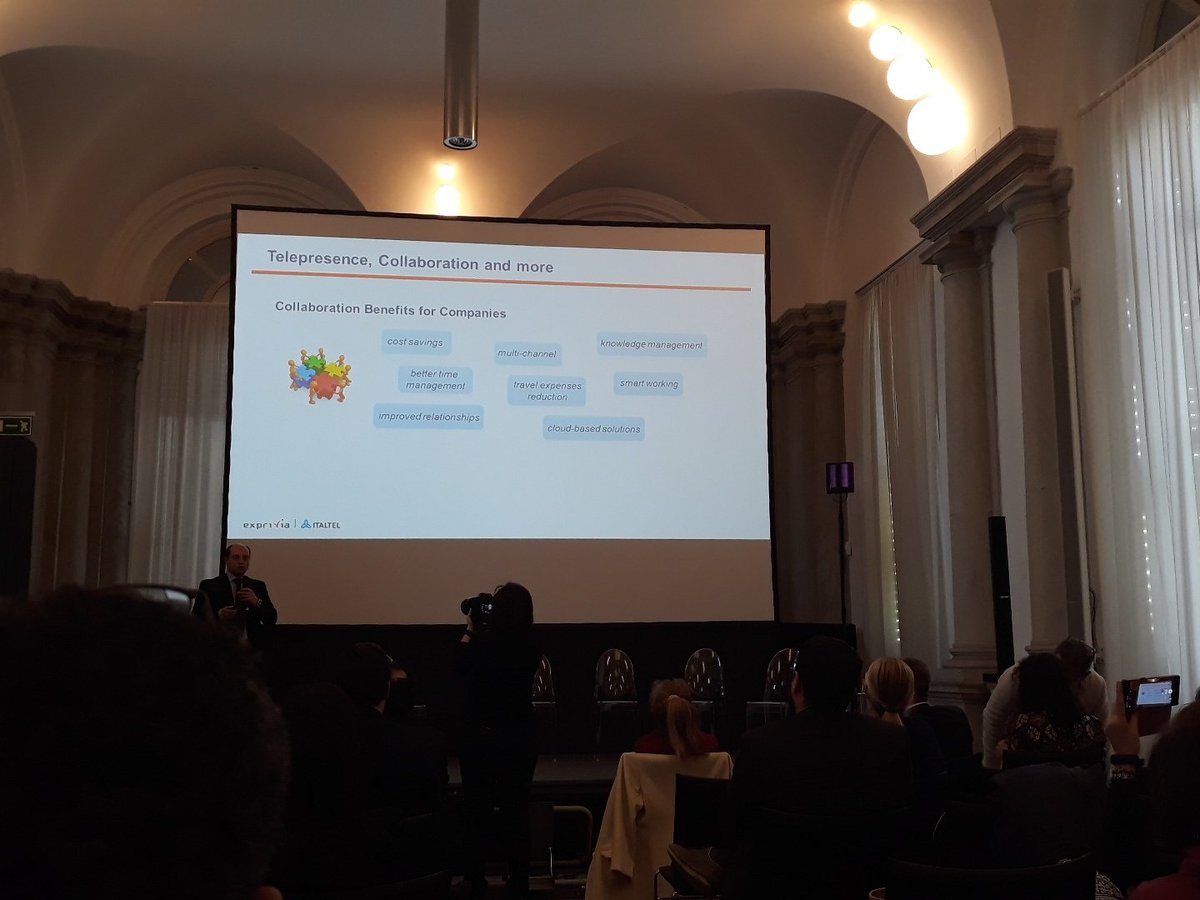 Italtel's tweet photo. Bruno Venti program manager di #Italtel  interviene a #MilanoDigitalWeek sul progetto #safermilan parlando di #collaboration basata su Telepresence: abbiamo realizzato un sistema integrato per la sicurezza e il monitoraggio ambientale
#cybersecurity #quickdecisionmaking @br1_20 https://t.co/0bBeJSZFjq